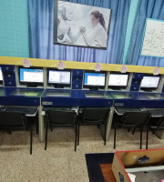 Palestine Polytechnic University (PPU) - مركز الحاسوب ينهي تركيب جهاز خادم جديد في مدرسة رابطة الجامعيين